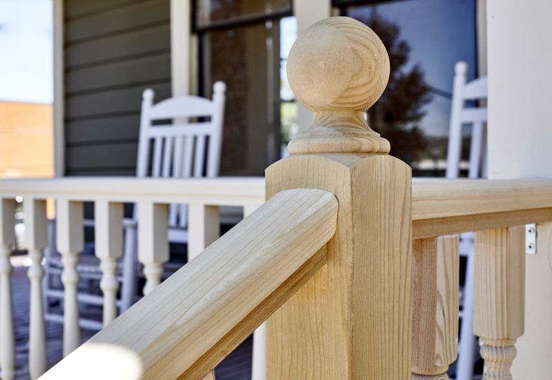 Wooden Banister Installation in Alpharetta, GA