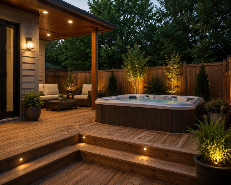 Hot Tub Deck Construction in Seattle, WA