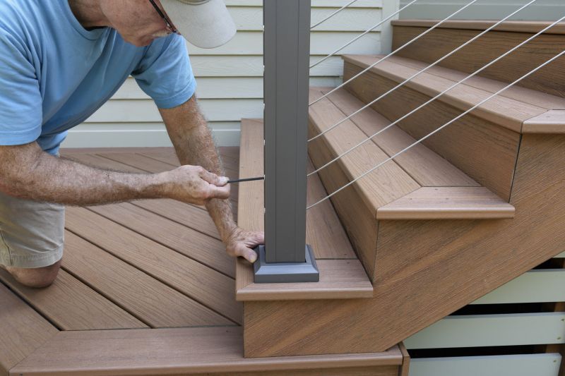 Porch Railing Installation in Conroe, TX