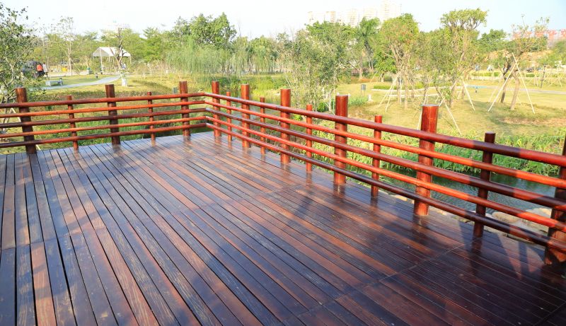 Wood Railing Replacement in Conroe, TX