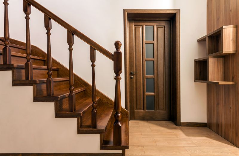 Wood Stair Railing Repair in Olathe, KS